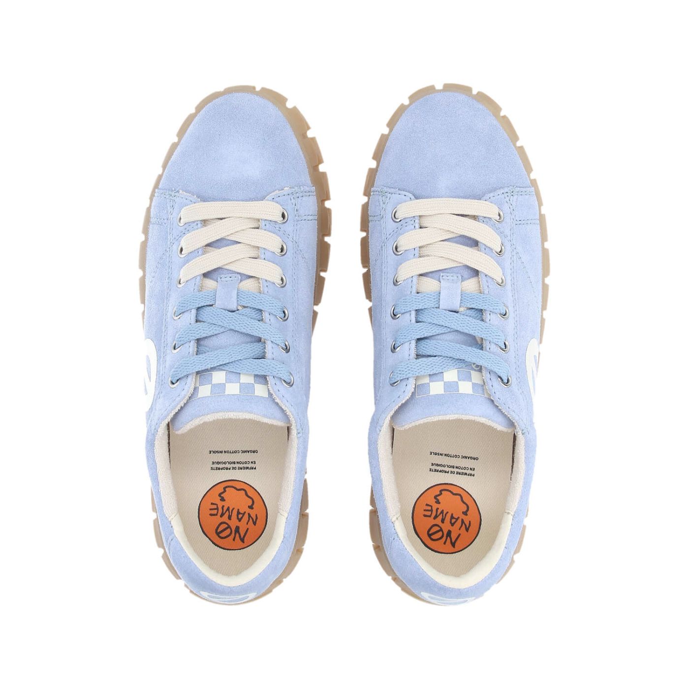 PLAY SNEAKER W - SUEDE/PRINT - BLEU/BLANC CASSE